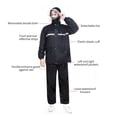 thumbnail image 3 of Traje Impermeable Desmontable Para Adultos Con Tira Reflectante Para Pesca Con Protección De Pie Eigraketly HA023977-02, 3 of 6