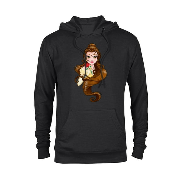 Disney Belle T-Shirt - Pullover Hoodie for Adults - Customized-Black