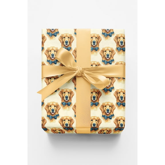 London Penny Premium Wrapping Paper - Golden Groom
