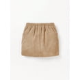 thumbnail image 2 of Cozy Cub Baby Girls' Solid Color Side Stripe Pocket A-Line Skirt, 2 of 5