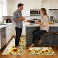 thumbnail image 4 of zhangmingg Easter Holiday Kitchen Floor Mat Set with Cute Bunny Rabbit Design Non Washable Absorbent Runner Rugs for Home 2PCS, 4 of 4