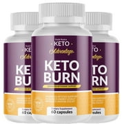(3 Pack) Keto Advantage Keto Burn Diet Pills, 180 Capsules, Weight Loss Supplement