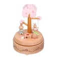 thumbnail image 2 of Caja De Música, Caja De Música De Animales De Dibujos Animados De Madera De Haya Fuerte Para Regalos De Navidad Para Premios De Estudiantes Para Regalos De Cumpleaños Para ANGGREK Birthday Music Box, 2 of 8