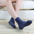 thumbnail image 3 of Mens Fuzzy Socks Soft Cozy Slipper Fluffy Socks Winter Warm Microfiber Plush Sleeping Socks, 3 of 8