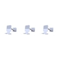 thumbnail image 4 of crativent Phone Holder Wall Self Adhesive Adjustable Cellphone Stand Organizer 90 Degree Rotation Retractable Rack Bathroom White 3Set, 4 of 6
