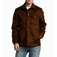thumbnail image 1 of DecSea Mens Casual Shacket Twill Button Down Shirt Jacket Long Sleeve Lightweight Jacket, 1 of 6