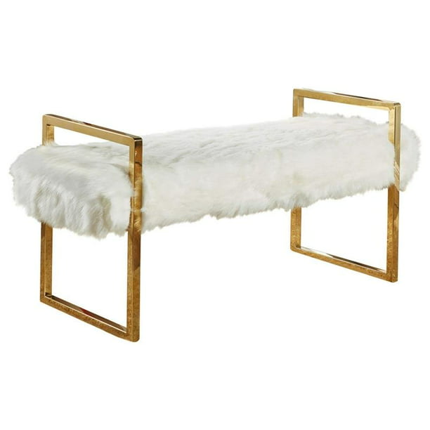 faux fur bench cushion cover