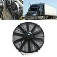 thumbnail image 4 of Ventilador Eléctrico de Enfriamiento del Radiador, Empuje del Ventilador Delgado de 16 Pulgadas Niveles Bajos de Ruido para Camioneta para Camioneta para Camión, 4 of 7