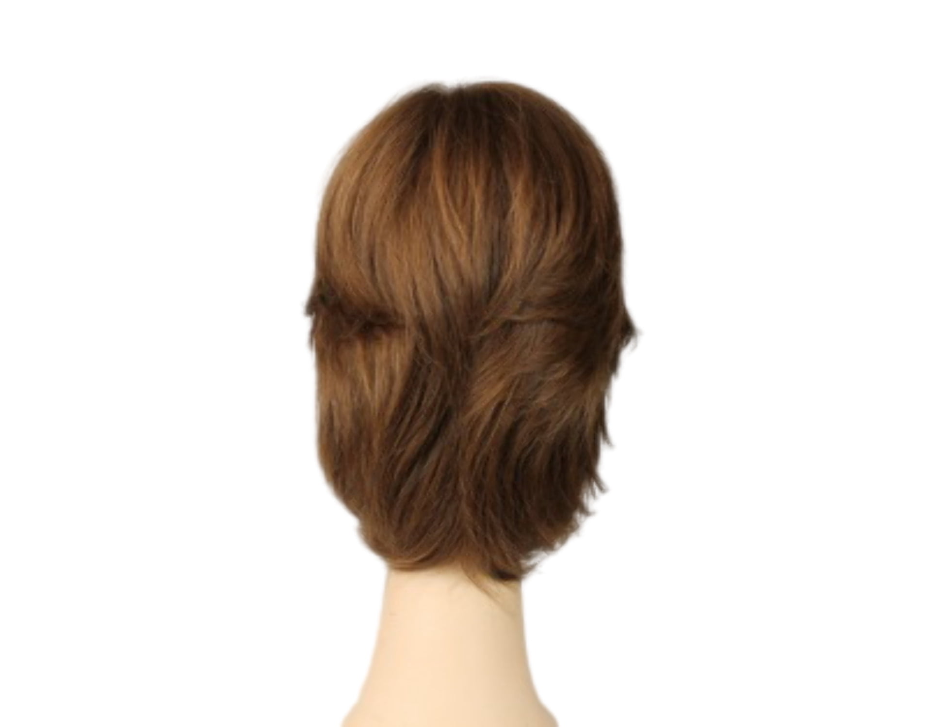 European Human Hair Freeda Wig Regina Light Brown With Blonde Highlights Multi Skin Top Size L