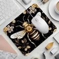 thumbnail image 2 of Bee 8.3x9.8 Inch Square Non-Slip Rubber Bottom Printed Mouse Pad, Desk Pad for Office and Gaming, 2 of 6