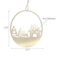 thumbnail image 3 of Gold Metal Cut Out Hanger (House), 3 of 3