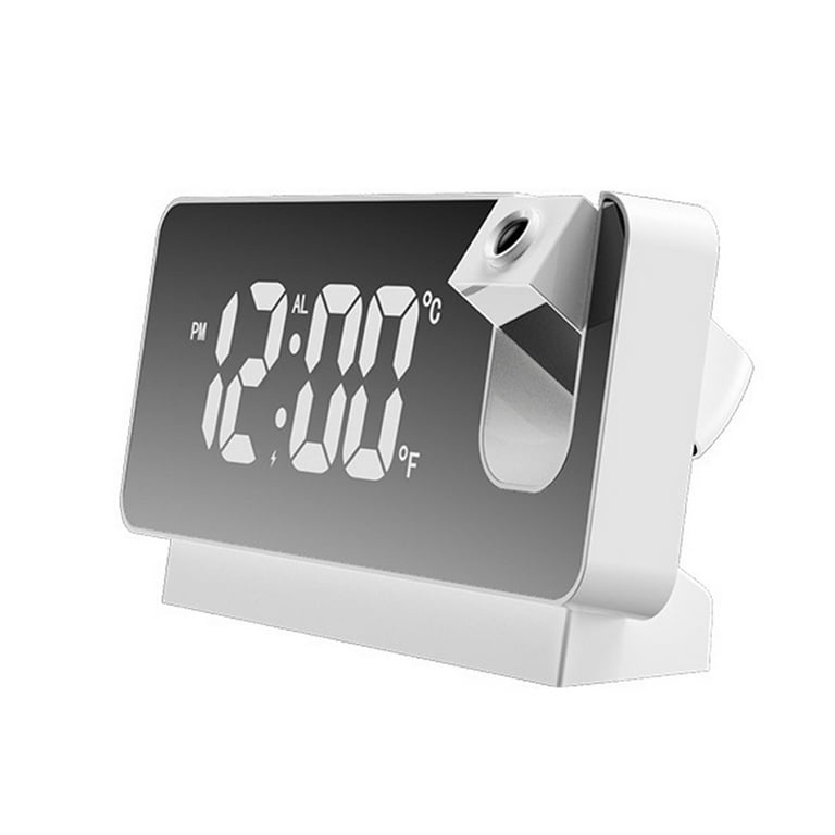 Projection Alarm Clock For Bedroom Led