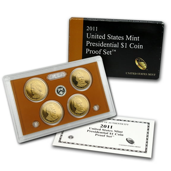 2011-S Presidential Dollar Proof Set