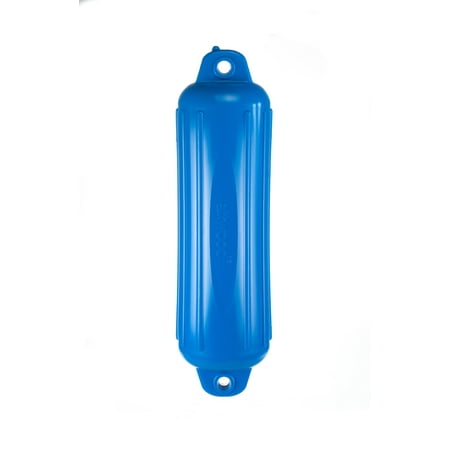 UPC: 0022697935687 | Attwood 9356BD1 Softside UV-Resistant Marine Oval Boat Fender Blue 6-Inch x 24-Inch