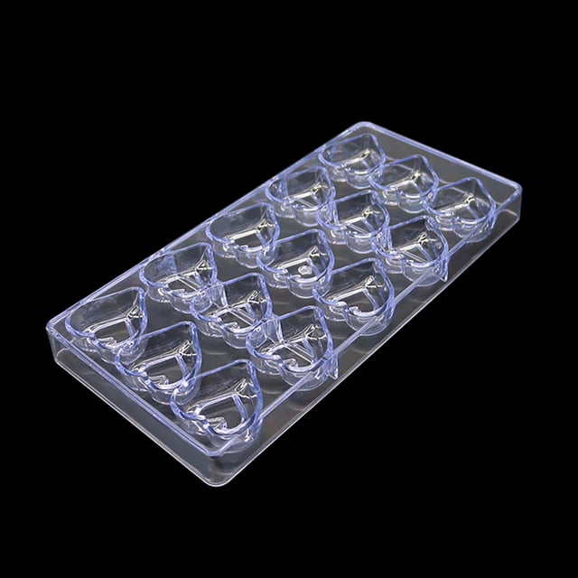 Toystoory Molde de chocolate Jooan, molde de decoración de postres de plástico transparente para hornear dulces de galletas y cupcakes Herramientas y accesorios para hornear No.03 Toystoory HA003626-03