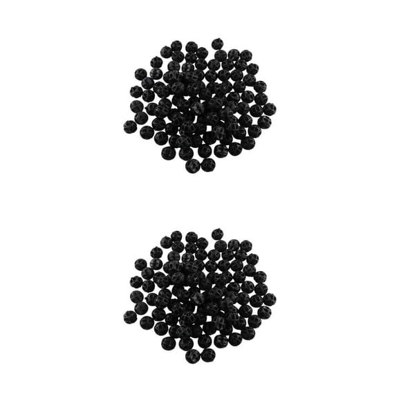 Greeniant Bola de filtro, accesorios de pesca de tamaño compacto, suministros de pescado, recipiente de algodón, dispositivo de filtrado 26mm 50 piezas 2piezas
