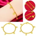 thumbnail image 4 of UOYOTT Gold Plated Heart Bracelet Non Fading Gold Bracelet бδ, 4 of 6