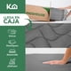 thumbnail image 2 of Colchón Memory + Cubrecolchón Topper Individual De Espuma Set 2 Pzas Kingshouse  gris, 2 of 9