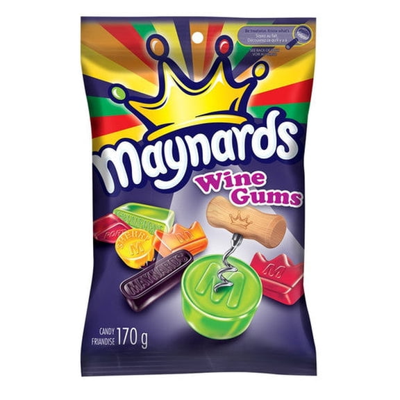Maynards Wine Gums, Gummy Candy 170g (6oz) (Pack of 12) {Imported from Canada}