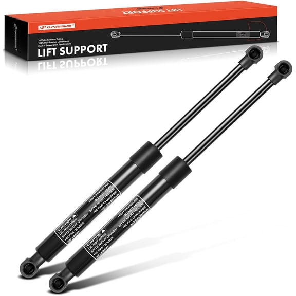 A-Premium Front Hood Lift Supports Struts Shocks Compatible with BMW Models- 525i 525xi 528i 528i xDrive 528xi 530i 530xi 535i 535i xDrive 535xi 545i 550i M5 650i 2004-2010 - Replace# 570519(2PC Set)