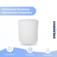 thumbnail image 2 of Colchoneta Blanca Con Ondas de Masaje - Matrimonial 190 x 135 x 3 cm Memory Foam COLCHONETA DREAMBOX, 2 of 8