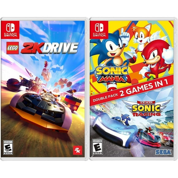 LEGO 2K Drive - Nintendo Switch & Sonic Mania + Team Sonic Racing Double Pack - Nintendo Switch