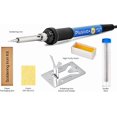 thumbnail image 3 of czcpp-- Kit de Fer à Souder Électronique avec Température Réglable, 60W, Fil à Souder, Pâte à Souder, Mini Support, 3 of 4