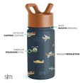 thumbnail image 1 of Botella de agua Simple Modern Summit Kids 400 ml con tapa de pajita, 1 of 7