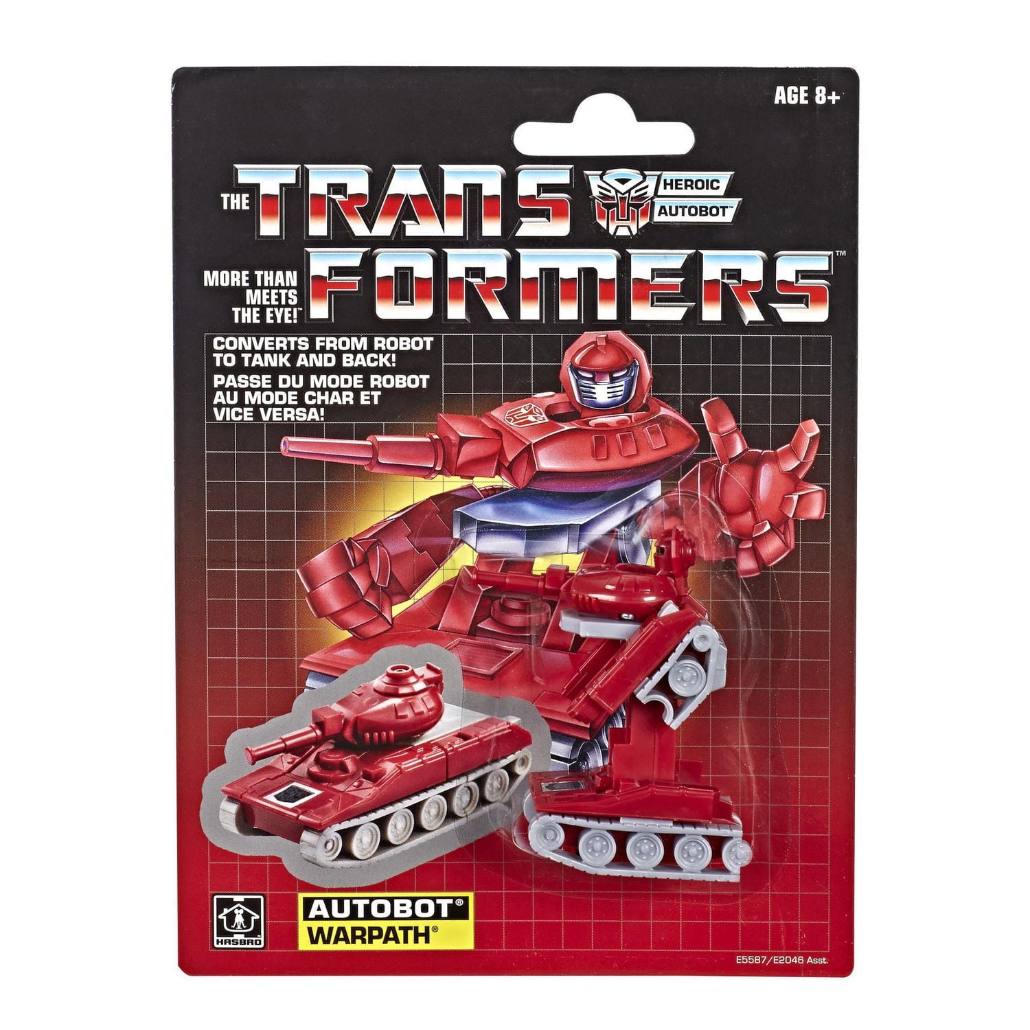 Transformers: Vintage G1 Legion Class Autobot Warpath Collectible Figure