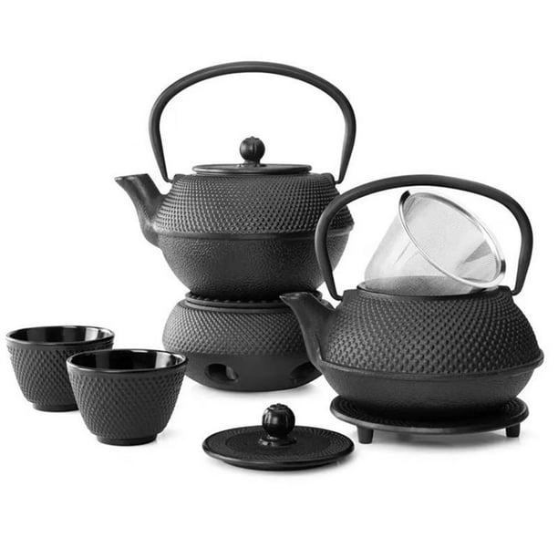 auteur Numeriek Ophef KEFEI Iron Tea Pot with Stainless Steel Infuser Cast Iron Kettle for  Boiling Water - Walmart.com