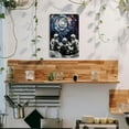 thumbnail image 4 of Surreal Moon Landscape &amp; Astronaut Metal Wall Art - Retro 8x12" Iron Poster for Room Decor, Frameless, 4 of 8