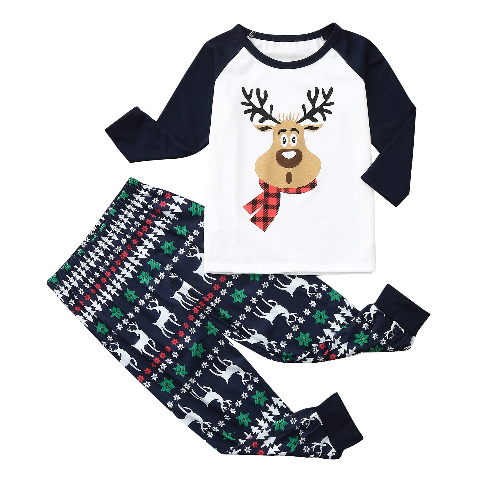 Matching deer christmas pajamas sale