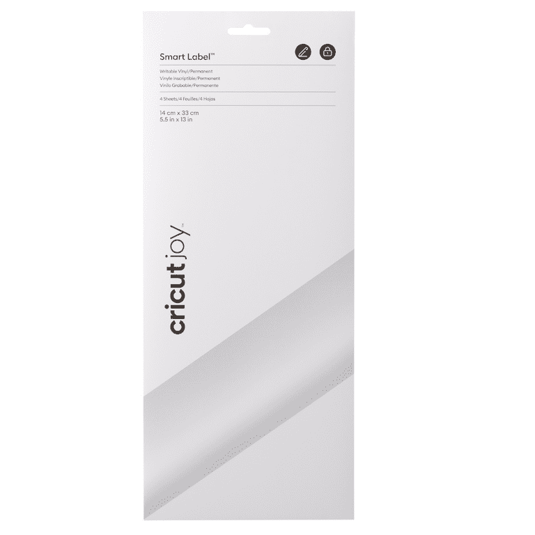 Cricut Joy • Smart Vinyl Permanent 122x14cm 1 Sheet Matt White