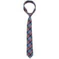 thumbnail image 2 of Cravate, 57,5 Po Longue Durable Exquise Style Classique Polyester Soie Hommes Cravate Haute Densité 3,1 Po de Large pour Réunion pour Bureau pour Fête, 2 of 8