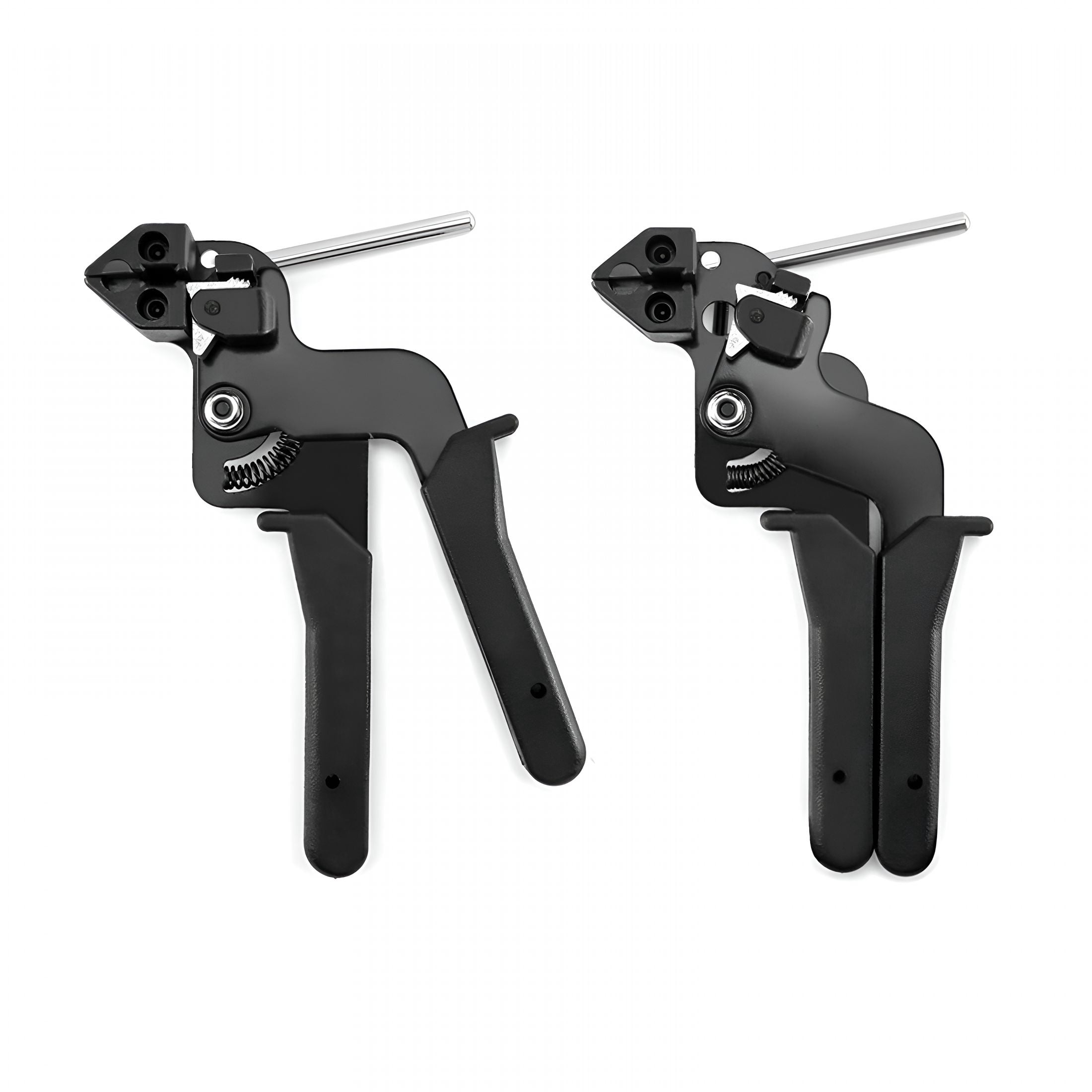 EXLEAF Metal Zip Tie Tool, Zip Tie Gun - Heavy Steel Cable Tie Tool, Stainless Steel Zip Tie Gun, Metal Tie Wrap Gun Kit, Duty Outdoor Adjustable Fastening Cutting Tie Tool