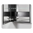thumbnail image 6 of Robern Plm2030ble Pl 19" X 30" Frameless Medicine Cabinet Left Hinged - Grey, 6 of 8