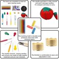 thumbnail image 3 of Pieces Sewing Tool Set - 144pcs Including Tomato Pin Cushion Seam Rippers, Scissors, Tape Measure Sewing Pins Tailors Chalk for Quilting Needlework DIY Crafts, 3 of 6