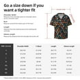 thumbnail image 7 of Xecao offers the Retro Tape for Men's Casual Short-sleeved Shirt, a button-up collared shirt with a pocket, perfect for beach vacations and yacht travel in the Small size., 7 of 7