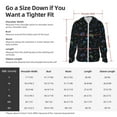 thumbnail image 5 of Uemuo Gamepads Pattern Women's Full Zip UPF 50+ Sun Protection Hoodie Jacket Long Sleeve Sun Shirt Hiking Outdoor Performance with Pockets-XX-Large, 5 of 9