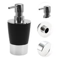thumbnail image 5 of Unique Bargains 1 Set  Plating Soap Pump Dispenser Set for Bathroom for Laundry Rooms Black, 5 of 6