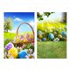 thumbnail image 4 of Tema de Pascua Fotografía Fondo Huevos Conejo Flores Pastizales Bebé Niño Telones de fotos para Phot Abanopi Telones de fondo, 4 of 5