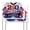 250 Years of America, variant on 250 Years of America Yard Sign by DC | 24"x18" Double Sided USA Garden Sign with 13” Metal Stakes | Outdoor Signs Waterproof for Lawn, Patio, Sidewalk & House | Set of 1 | Made in USA