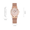 thumbnail image 3 of Resicozy Rose Gold Watch for Women Mesh Strap Fashion CasualQuartz Ladies Watches Blue#1, 3 of 3