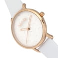 thumbnail image 3 of Sophie & Freda SAFSF4706 Breckenridge Leather-Band Watch, Rose Gold & White, 3 of 3