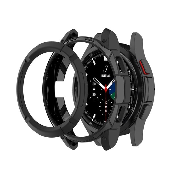 XWSHYW Aparatos Electrónicos Estuche para Reloj Galaxy Watch 4 Classic 46Mm con Protección Mecánica de Tpu