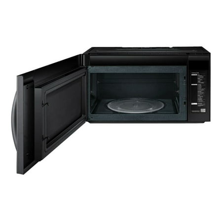 Samsung - 2.1 Cu. Ft.  Over-the-Range Microwave with Sensor Cook - Black Stainless Steel