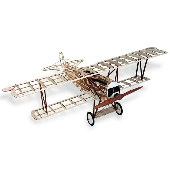 Guillow’s: 100th Anniversary Series - Fokker D-7 - Classic Balsa Wood, DIY Airplane Model Kit, 18" Wingspan, Laser-Cut, Scale WWI Ace Plane, 103