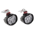 thumbnail image 4 of Paquete de 2 Faro de luz de motocicleta Sunnimix DC 9V-85V Blanco 6000K 6 LED, 4 of 8