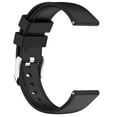 thumbnail image 4 of Replacement Silicone Strap, Sport Watchband Adjustable Watchband Strap Comfortable Breathable Sweat-Absorbent for Amazfit Bip 3 Pro/Bip 3/ Bip U/Bip/Bip Lite (Black), 4 of 9