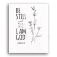 thumbnail image 4 of Personalized Planet Be Still and Know That I Am God PSALMS 46:10 Spiritual Canvas Wall Art Print on Wood Frame with Custom Name - Ready to Hang in Kitchen Office Family or Living Room, 16x20, 4 of 5